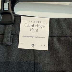 Talbots Charcoal Petite Trousers